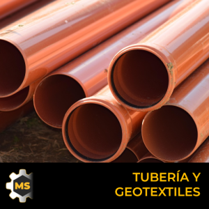 Tubería y Geotextiles