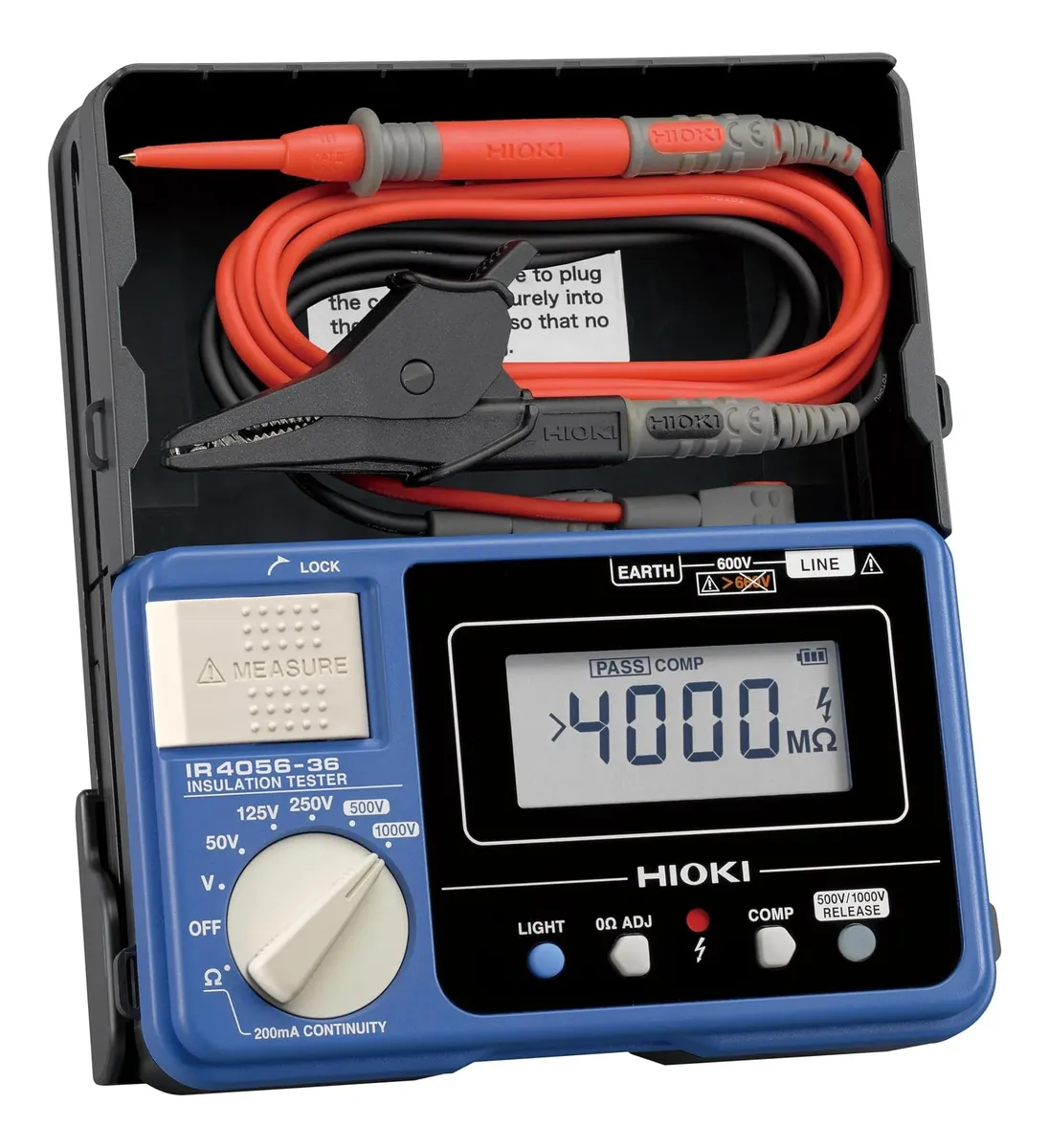 Probador De Aislamiento Hioki Ir4056 Portátil
